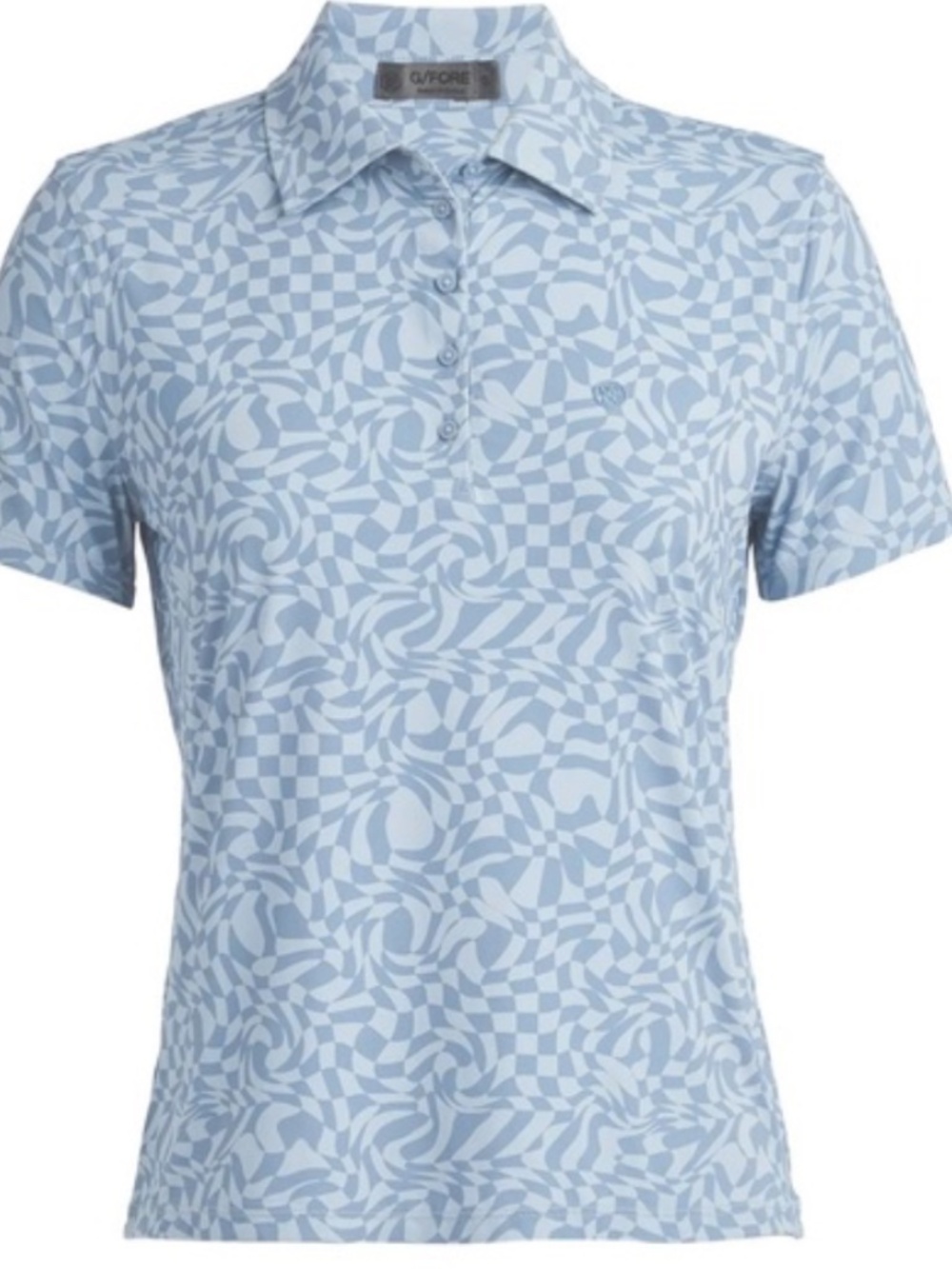 G/FORE Women’s Golf Polo Shirt Light Blue - Picture 6 of 6